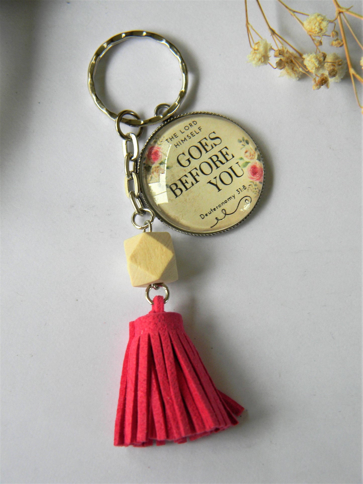 Scripture Keychain- before you