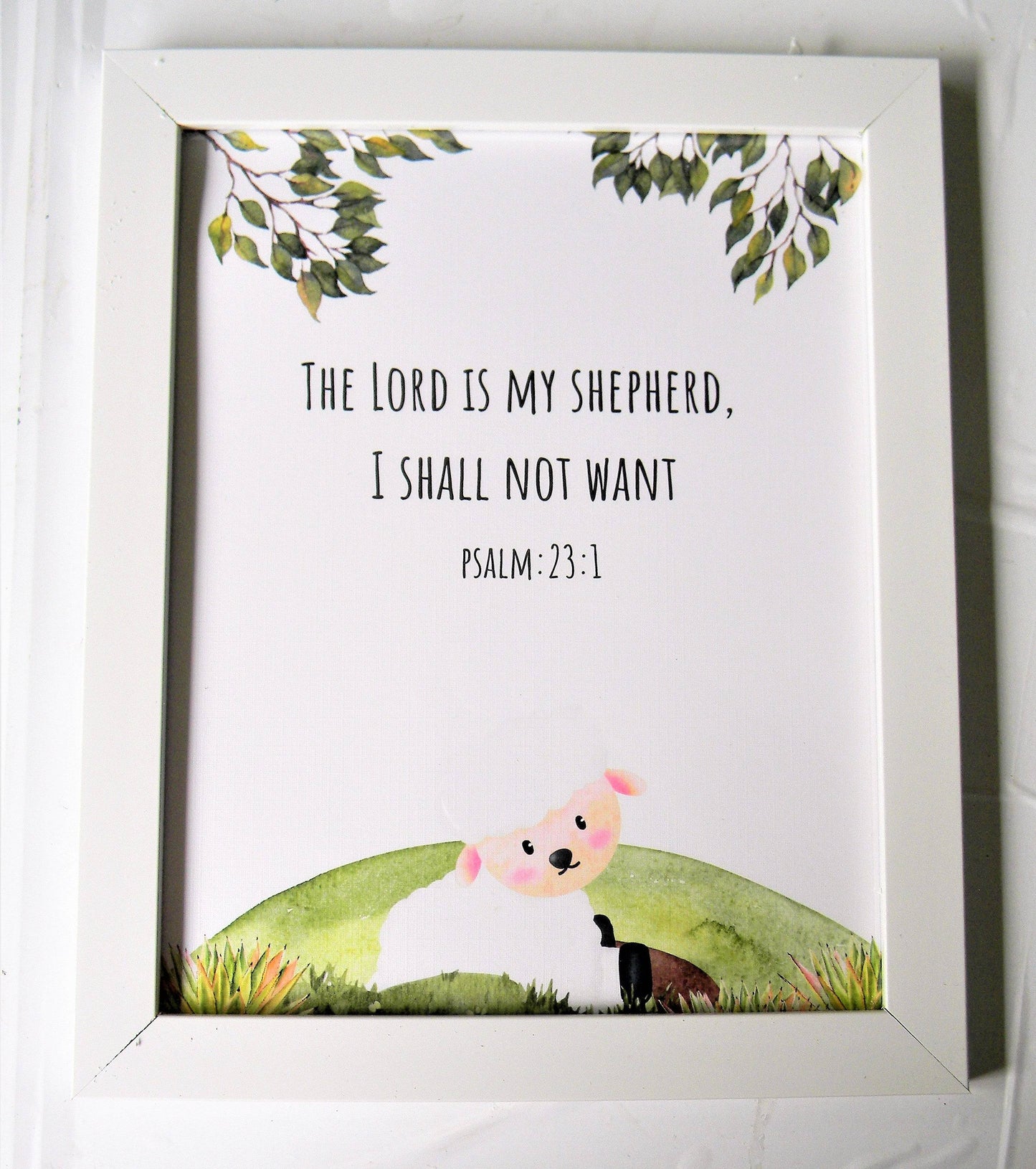 Frame-Kids-Scripture- Lord is my shepherd