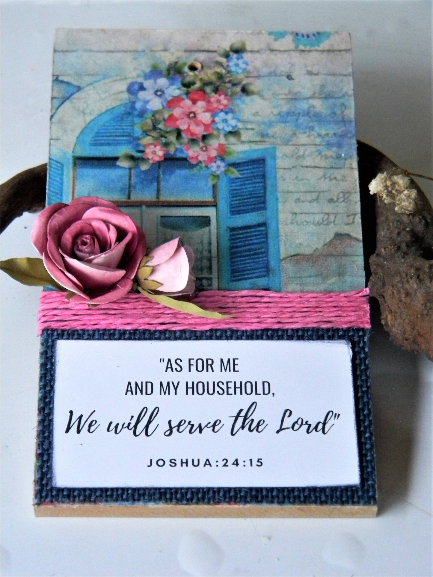 Scripture Wall Hangers-As for me