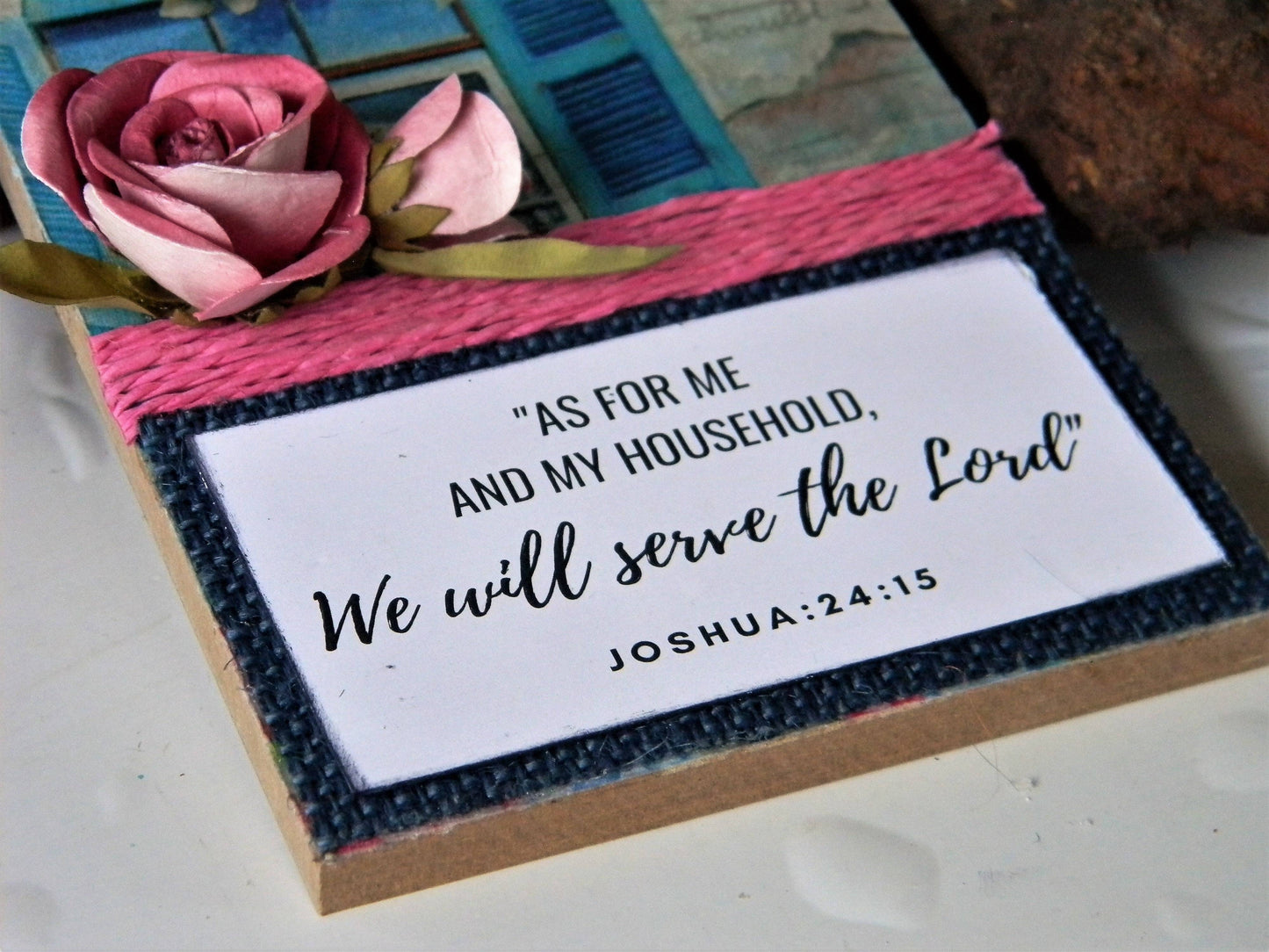 Scripture Wall Hangers-As for me