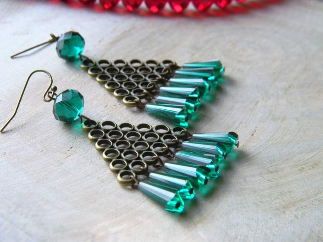 Earrings -Christmas tree