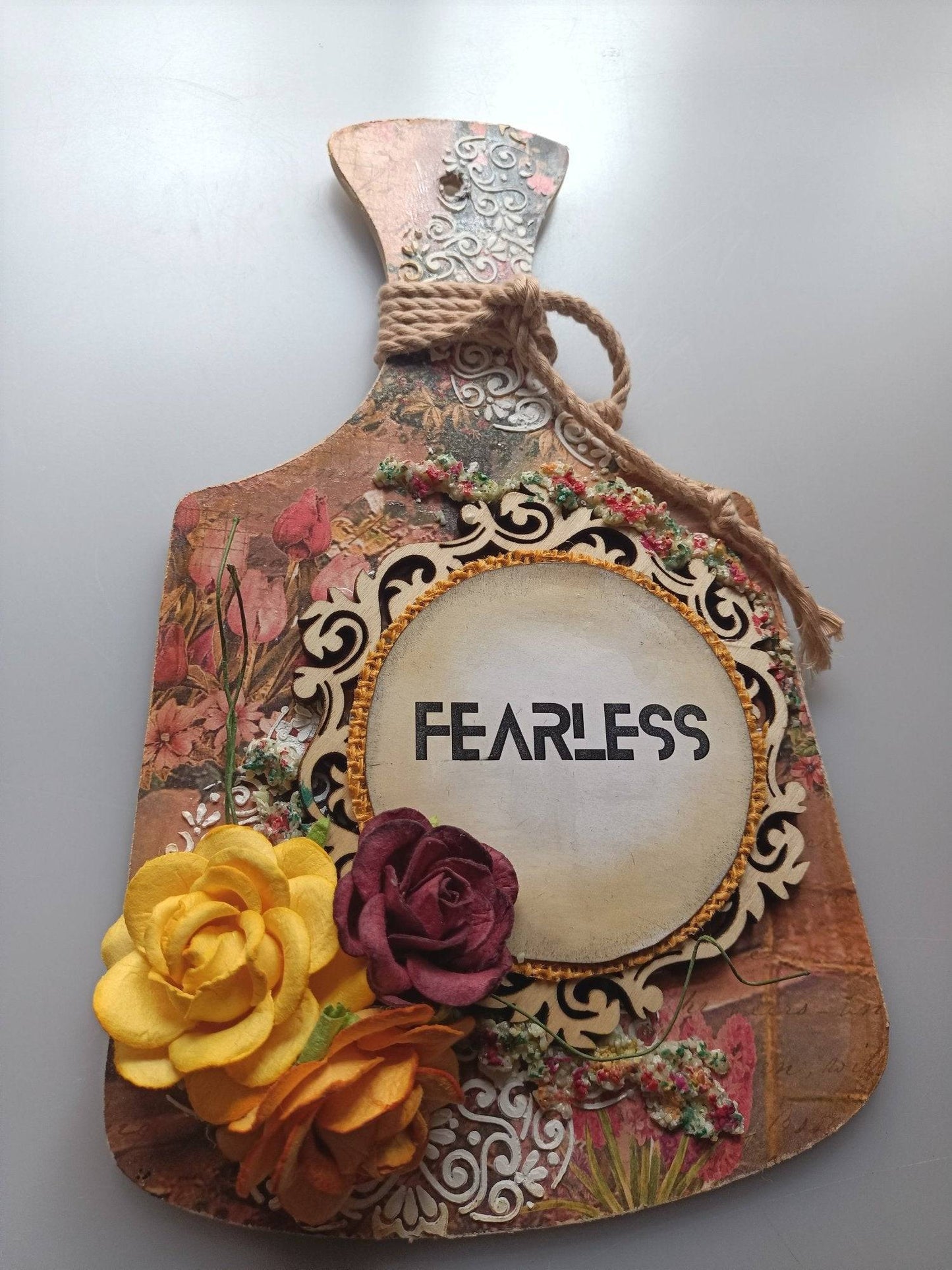 Wall Hanger-Inspirational -Fearless