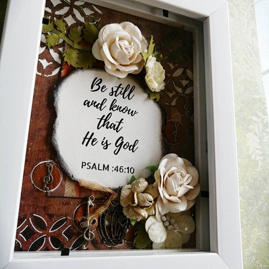 Scripture Frame-Be still and know