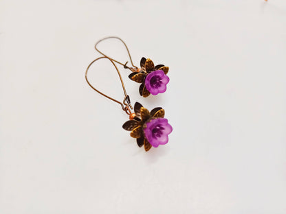 Earring-Beauty and grace floral earring /vintage style