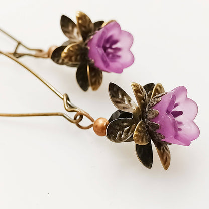 Earring-Beauty and grace floral earring /vintage style