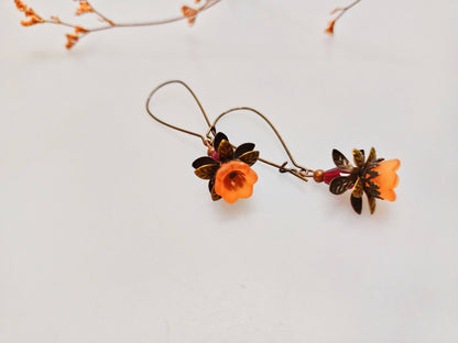 Earring-Beauty and grace floral earring /vintage style