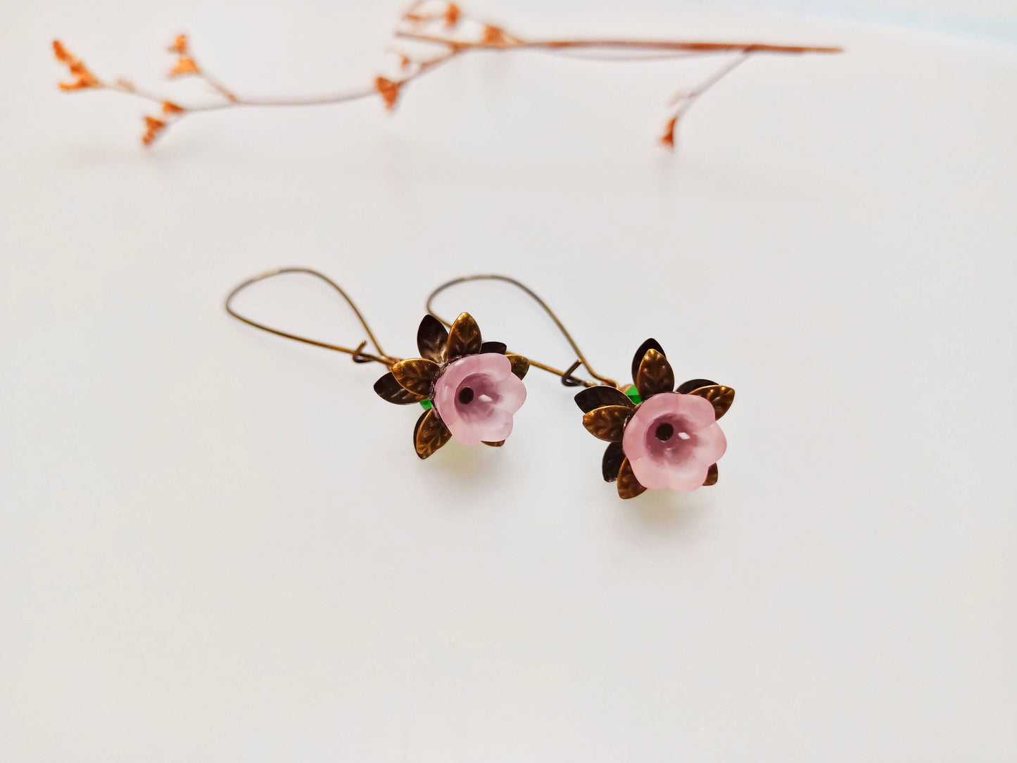 Earring-Beauty and grace floral earring /vintage style