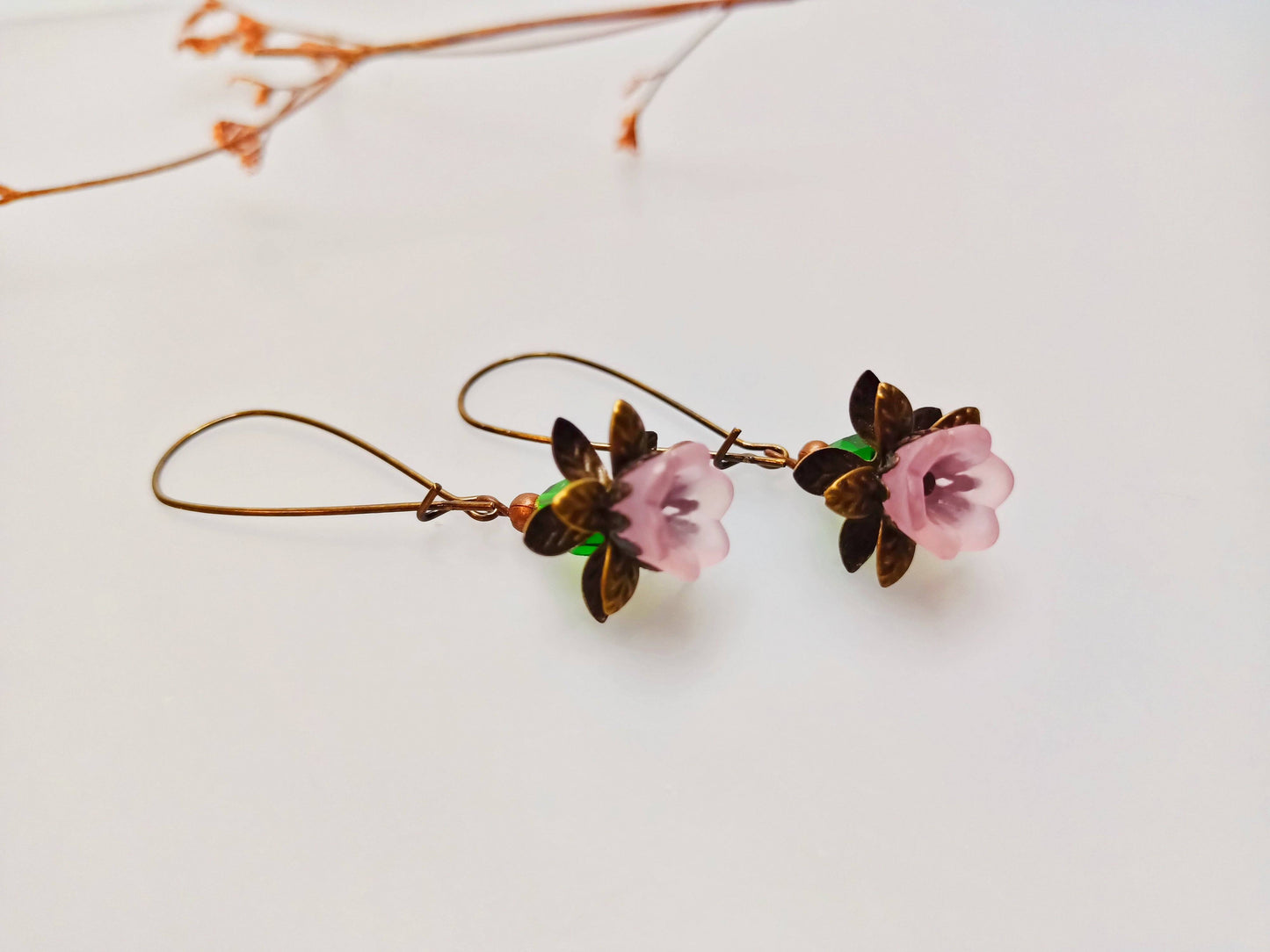 Earring-Beauty and grace floral earring /vintage style