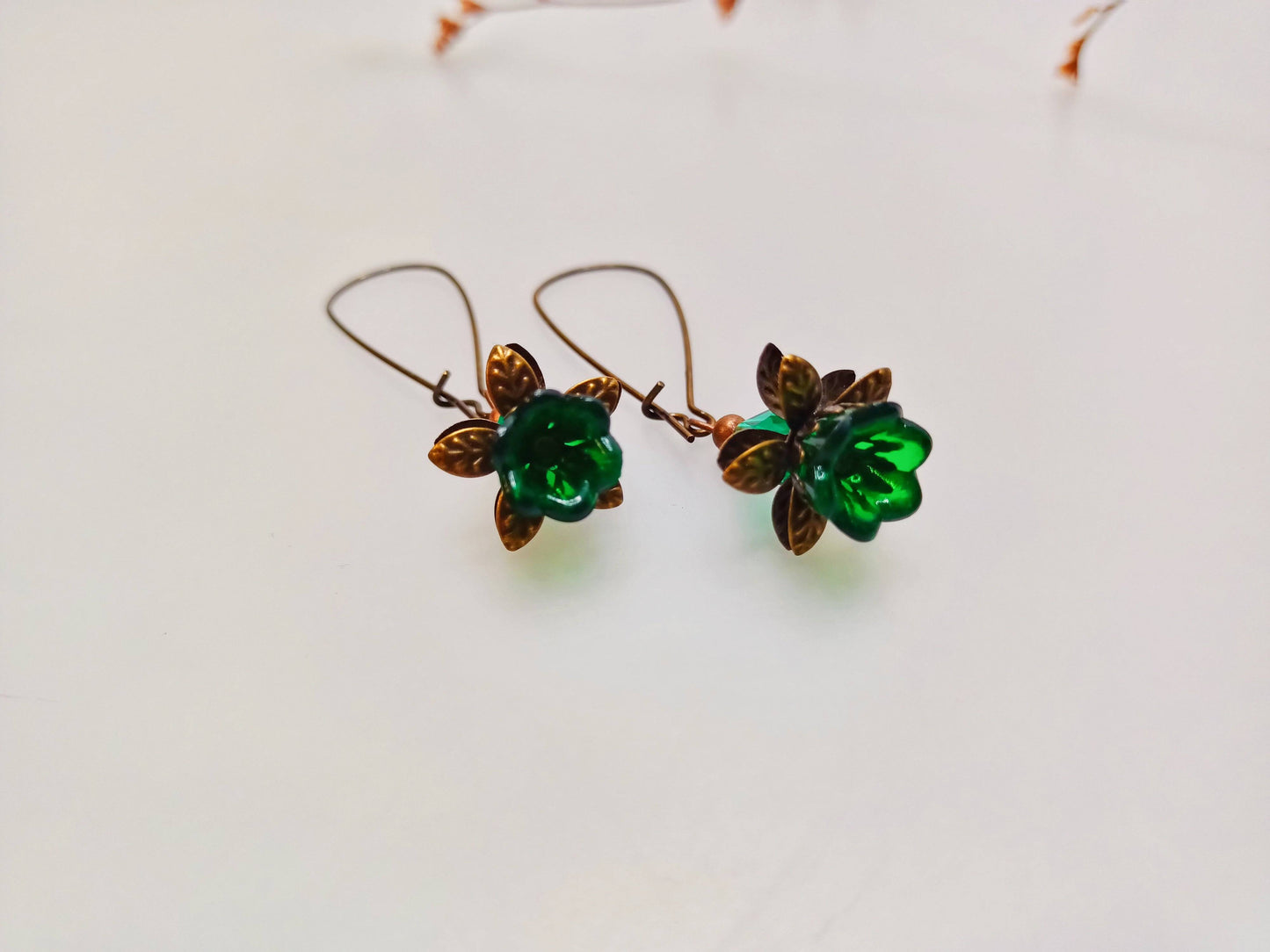 Earring-Beauty and grace floral earring /vintage style