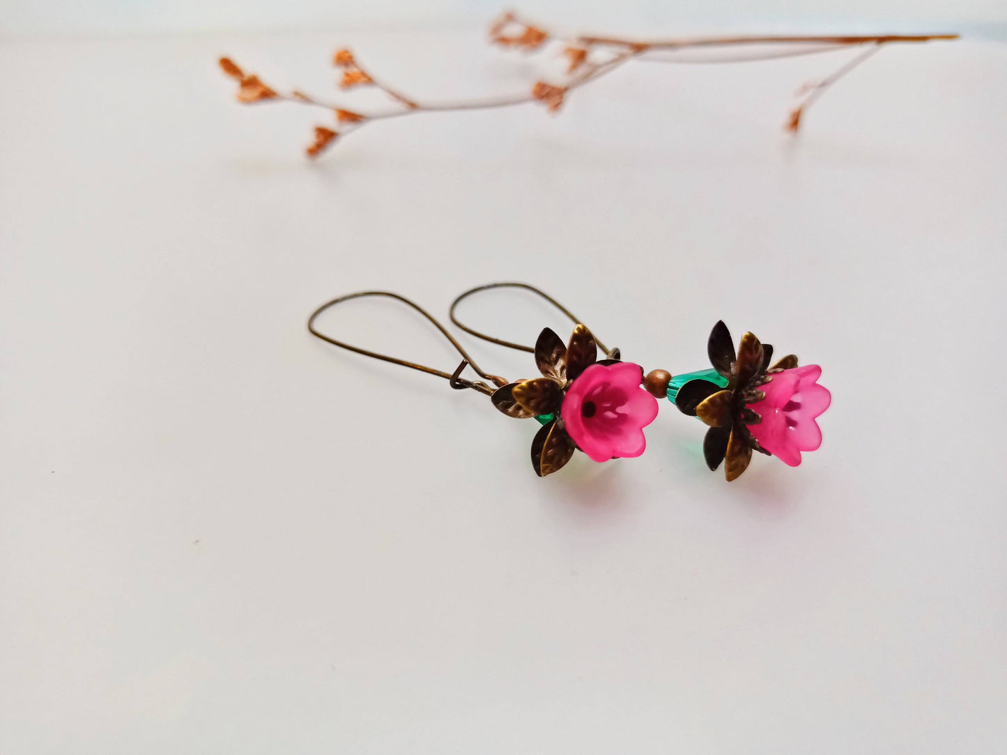 Earring-Beauty and grace floral earring /vintage style