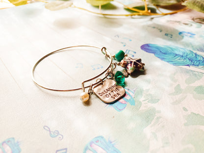 Bracelet -Inspirational - dreaming of the sea