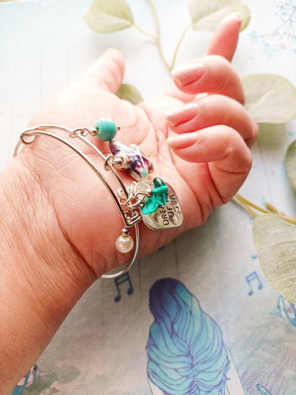 Bracelet -Inspirational - dreaming of the sea