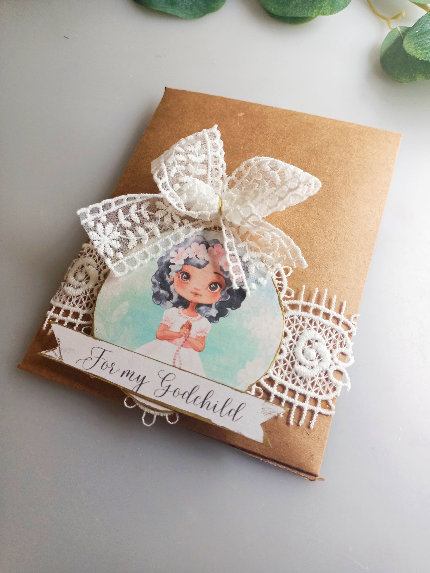 First holy communion gift for God child