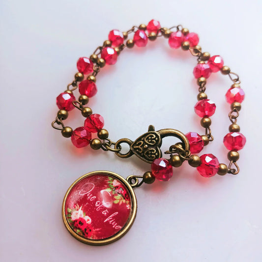 Bracelet -Inspirational -One of a kind