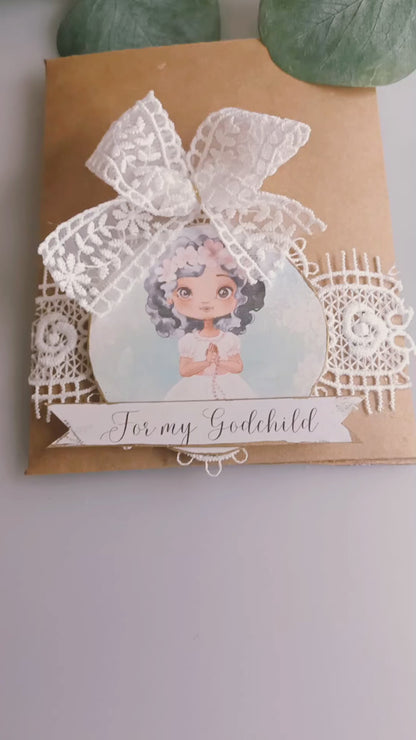 First holy communion gift for God child